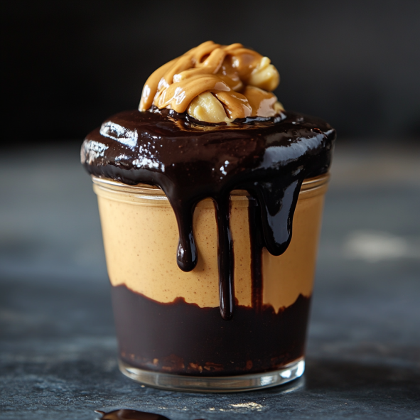 Decadent Peanut Butter Ganache Dessert